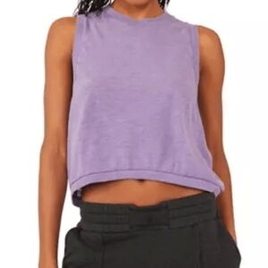 Free people movement 
Lavender Crop Tank Top - Women